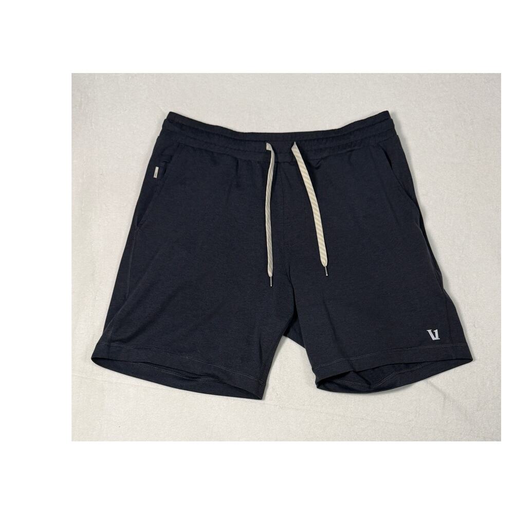 Vuori Mens Pronto Shorts Size Medium Charcoal Heather Gray Lounge Soft Yoga V344